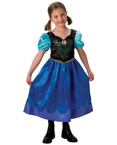 Costum de carnaval pentru copii Rubies - Anna, Frozen, Marimea L - 1